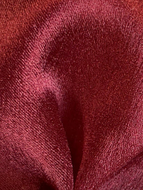 Weinroter Polyester-Organza-Satin – Glück