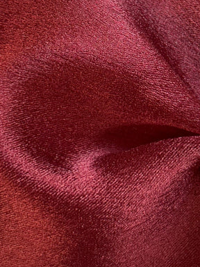 Weinroter Polyester-Organza-Satin – Glück