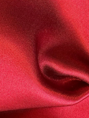 Wine Polyester Satin - Family