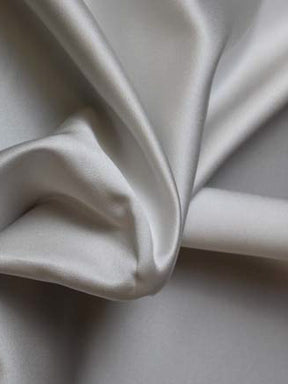 Winter White Polyester Satin - P78