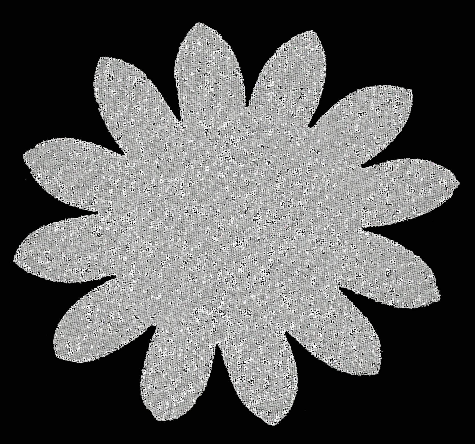 White Georgette Flowers - X499 (Bag of 144)