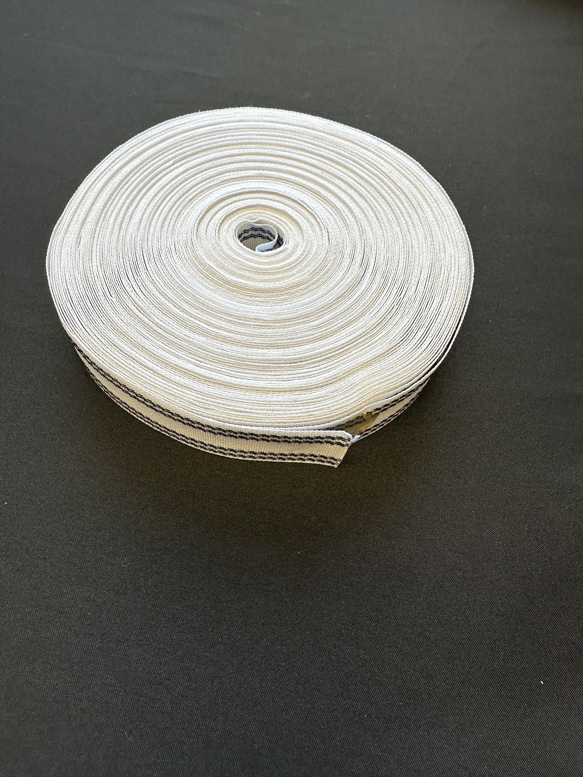 Weiß 25 mm gerade Petersham - A14