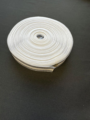 Weiß 25 mm gerade Petersham - A14