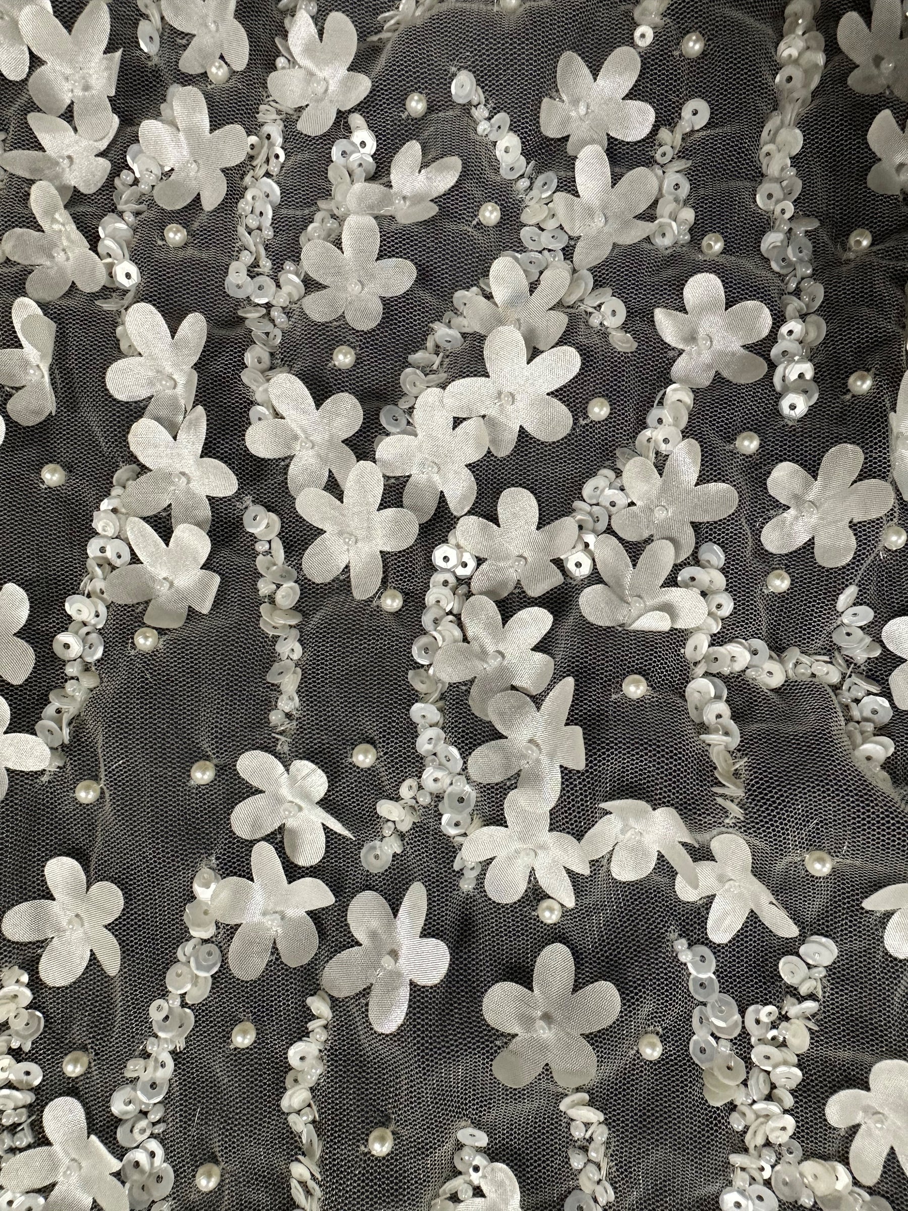 Ivory Beaded Laser Lace - Lockette (CF Larisa)