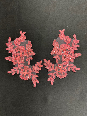 Elfenbeinfarbene Perlenspitzenapplikationen - Geräusch