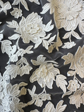 Ivory Embroidered Lace - Fonda