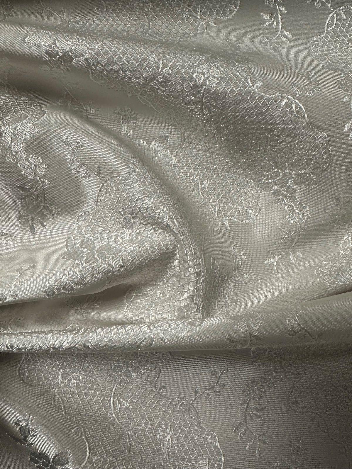 Elfenbeinfarbener Jacquardstoff – Antwerpen