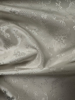 Elfenbeinfarbener Jacquardstoff – Antwerpen