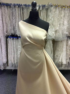 Satin aus Seidenmischung in Honigfarbe – Suave