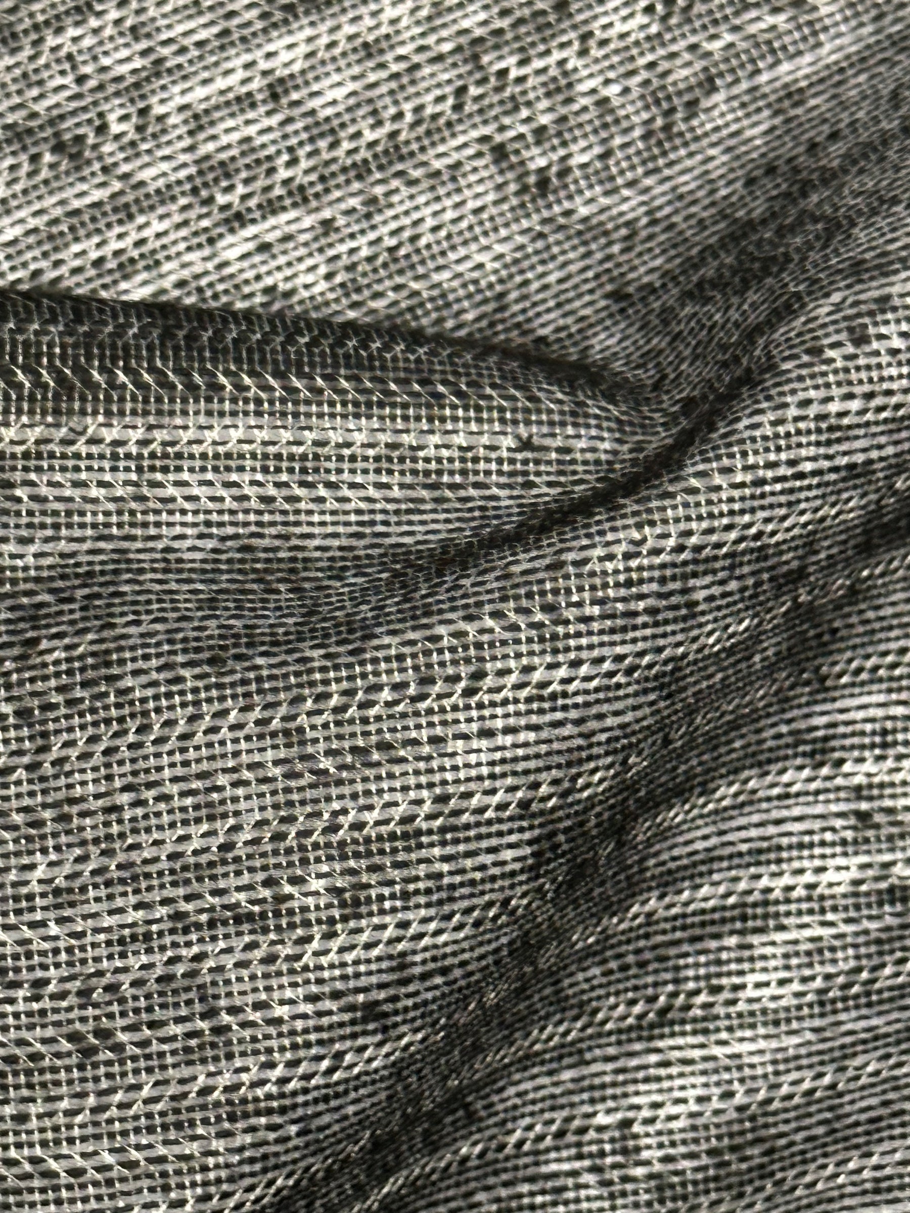 Schwarzes, gestricktes, aufbügelbares Einlagefutter - Herald