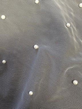 Weißer Perlentüll - Cassis