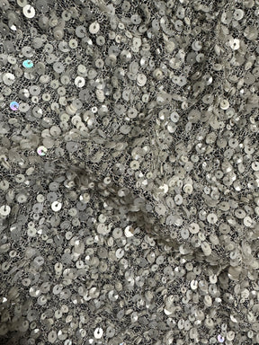 Elfenbeinfarbenes Paillettennetz - Jaipur