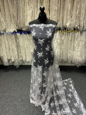 Weiße Perlenspitze - Ream