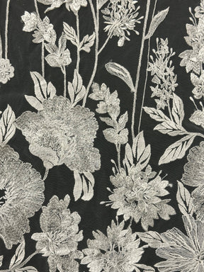 Elfenbeinfarbene bestickte Spitze - Genby