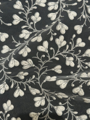 Elfenbeinfarbene Glitzer-Puffspitze - Kira