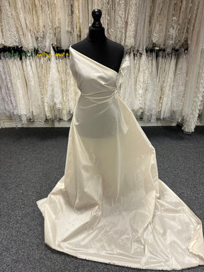 Champagnerfarbener Polyestertaft - Eleganz
