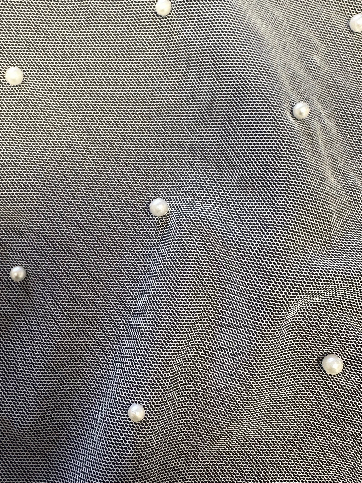 Weißer Perlentüll - Cassis (CF)