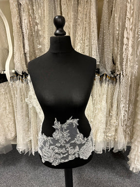 Elfenbeinfarbene Perlenspitzenborte - Rikke