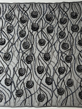 Schwarze Perlenspitze - Betty