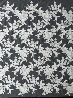 Elfenbeinfarbene Kordelspitze - Klatsch