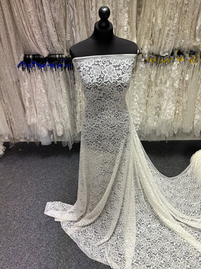 Elfenbeinfarbene Stretch-Spitze - Lucy (CF)