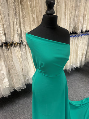 Smaragdgrüner Polyester-Chiffon – Benevolence