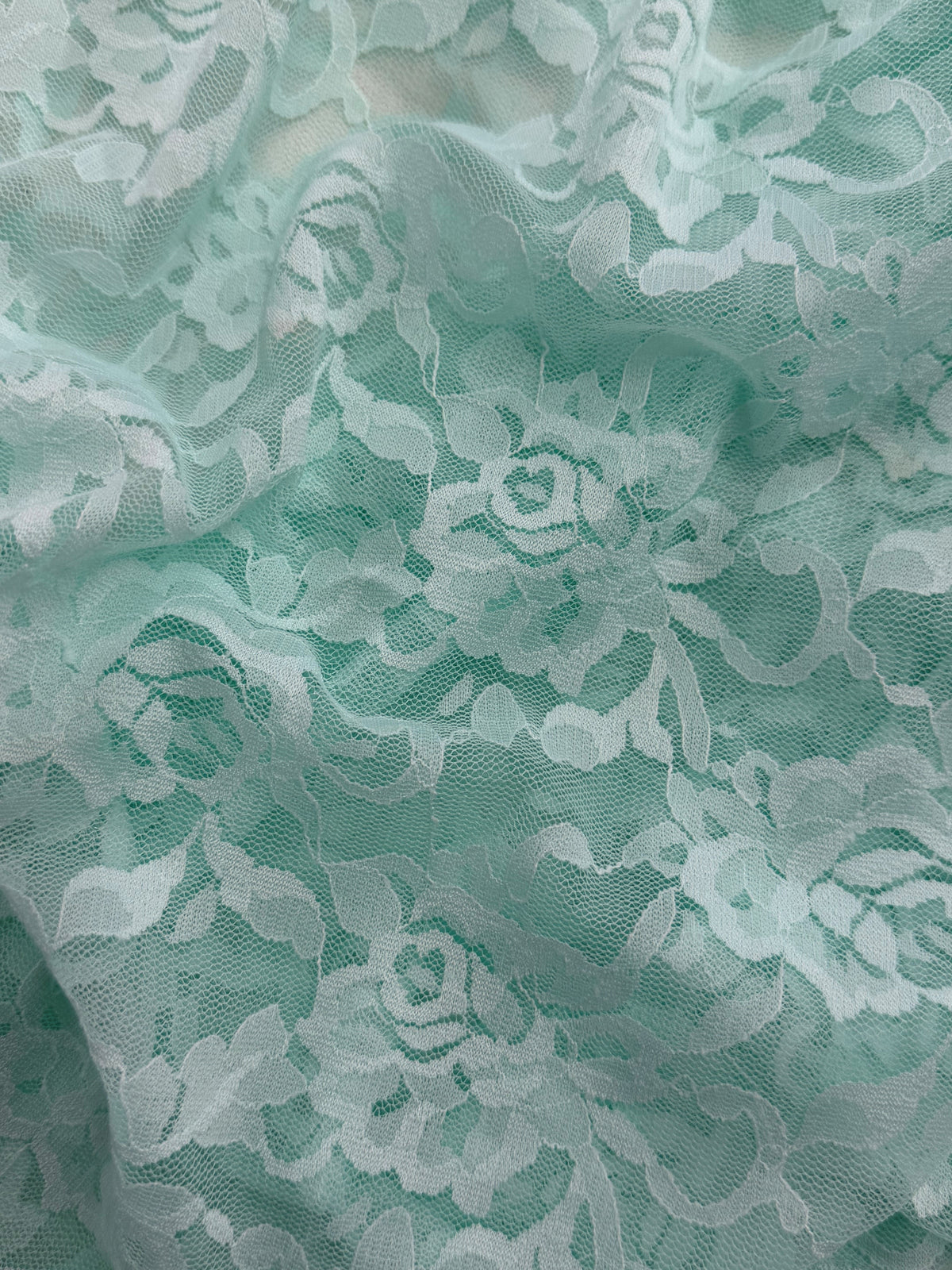 Aqua Raschel-Stretch-Spitze – Matina