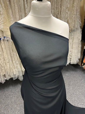 Schwarzer Chiffonstoff - Serendipity