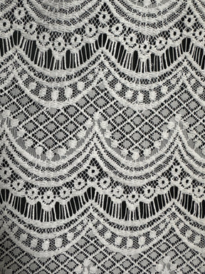 Elfenbeinfarbene Raschelspitze - Catania