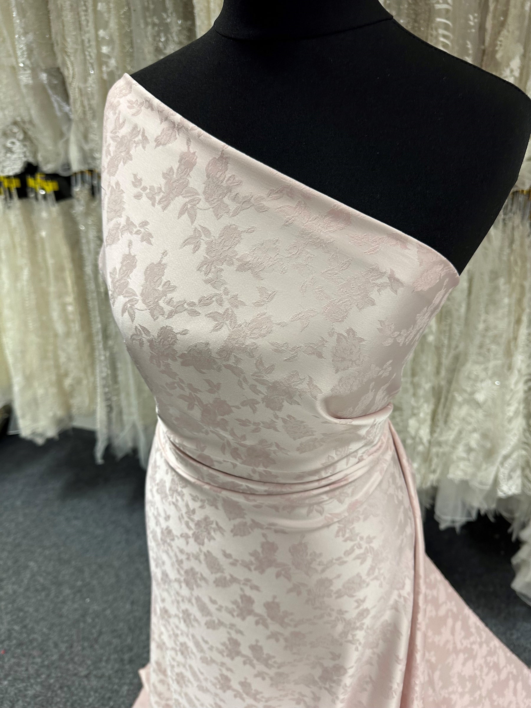 Rosa Jacquard-Brokat - Rogo