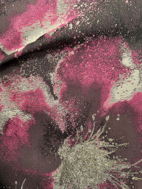 Pink & Gold Lurex Jacquard - Cordial