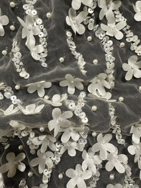 Ivory Beaded Laser Lace - Lockette (CF Larisa)