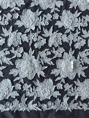 Elfenbeinfarbene bestickte Spitze - Fonda