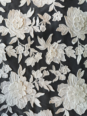 Ivory Embroidered Lace - Fonda
