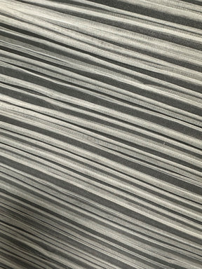 Elfenbeinfarbener, plissierter Polyester-Organza - Flirtation