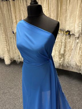 Königsblauer Polyester-Chiffon - Benevolence