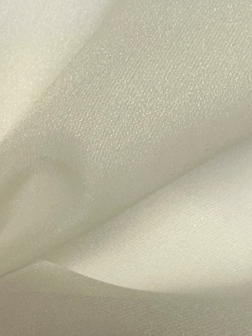 Ivory Heavy Polyester Organza - Thirsty