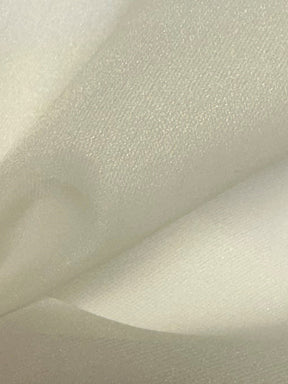 Ivory Heavy Polyester Organza - Thirsty