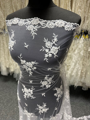 Weiße Perlenspitze - Ream