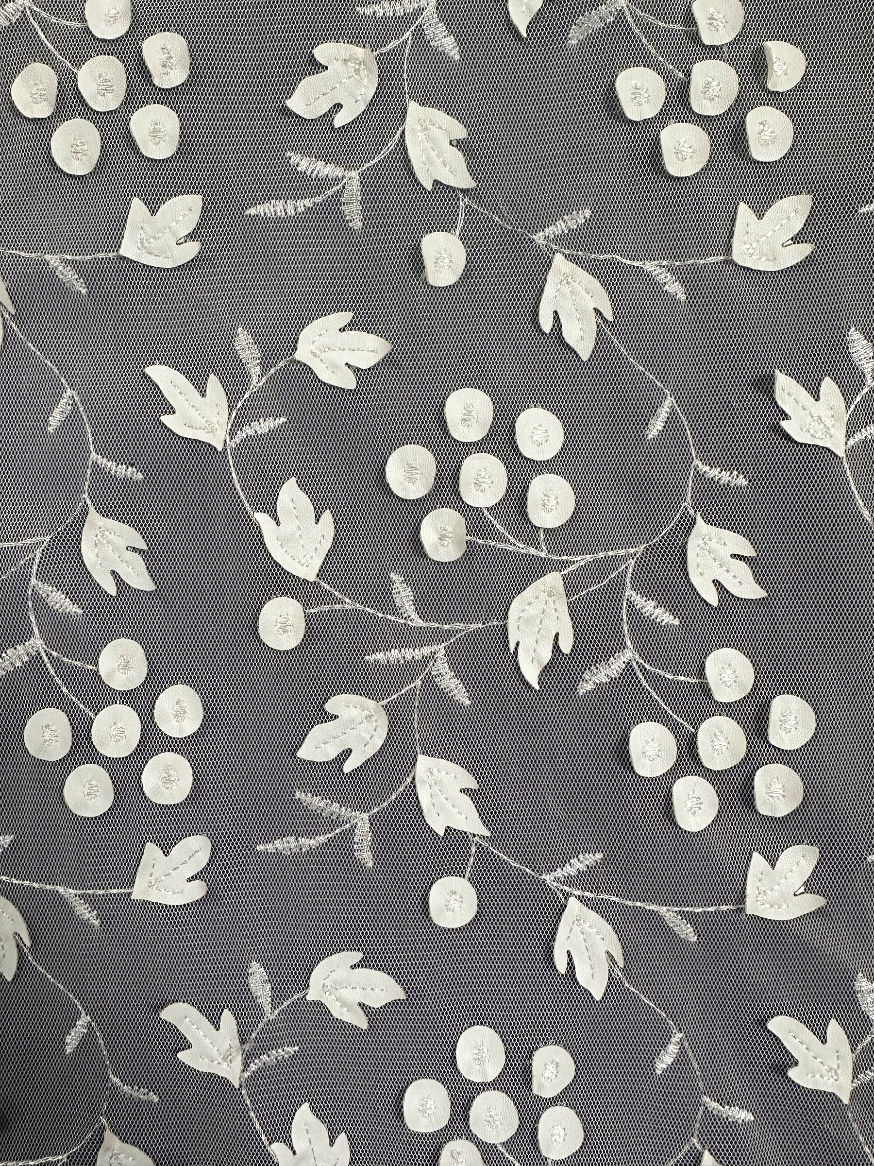 Elfenbeinfarbene 3D-Laserspitze – Poseidon