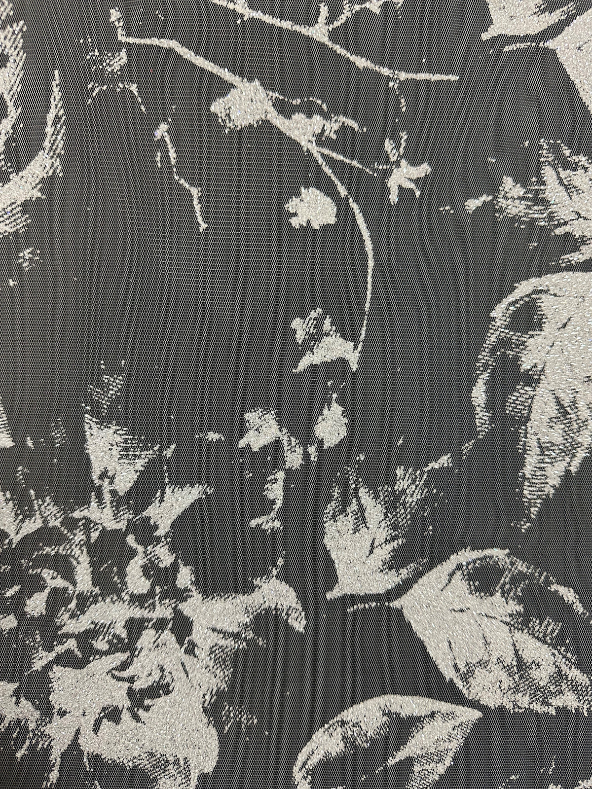 Elfenbeinfarbene Glitzerspitze - Needle (CF Nicola)