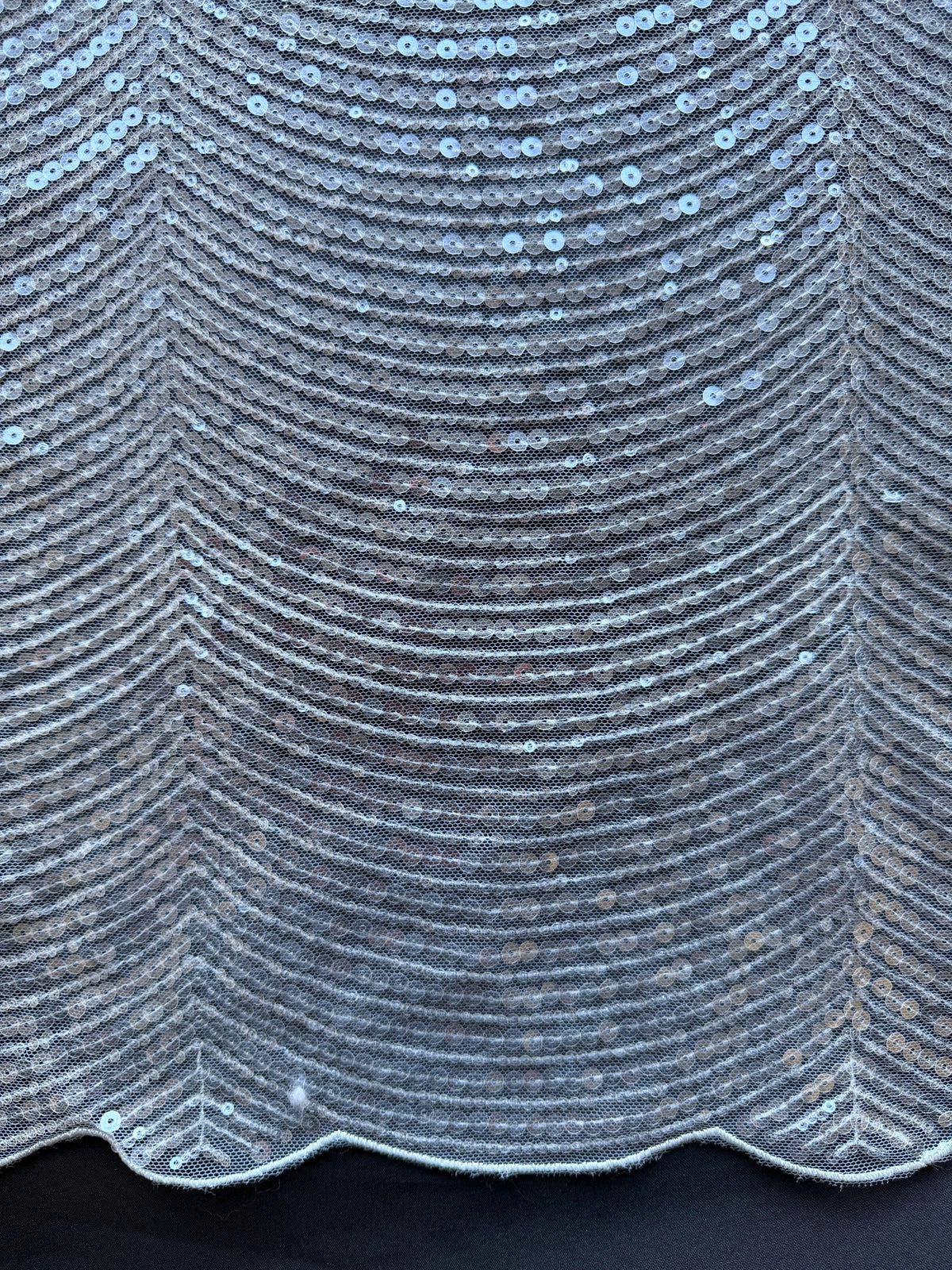 Baby Blue Embroidered Sequin Tulle – EB3020