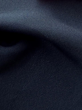 Schwarzer Polyester-Georgette - Immobile
