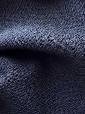 Schwarzer Stretch-Polyester-Krepp – Spanien