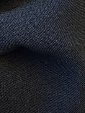 Schwarzer schwerer Stretch-Satin – Diorama