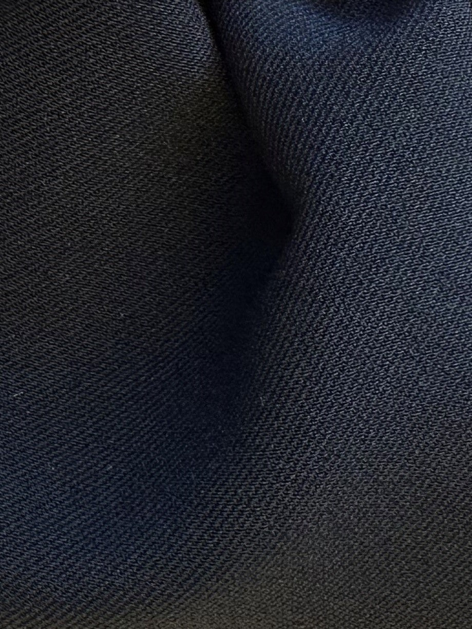 Schwarzer schwerer Stretch-Satin – Diorama