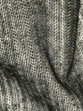 Schwarzes, gestricktes, aufbügelbares Einlagefutter - Herald