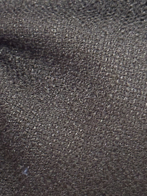 Black Linen Look Polyester - Coast