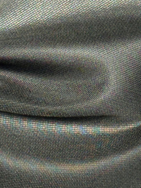 Black Polyester Satin Fabric - Redeem