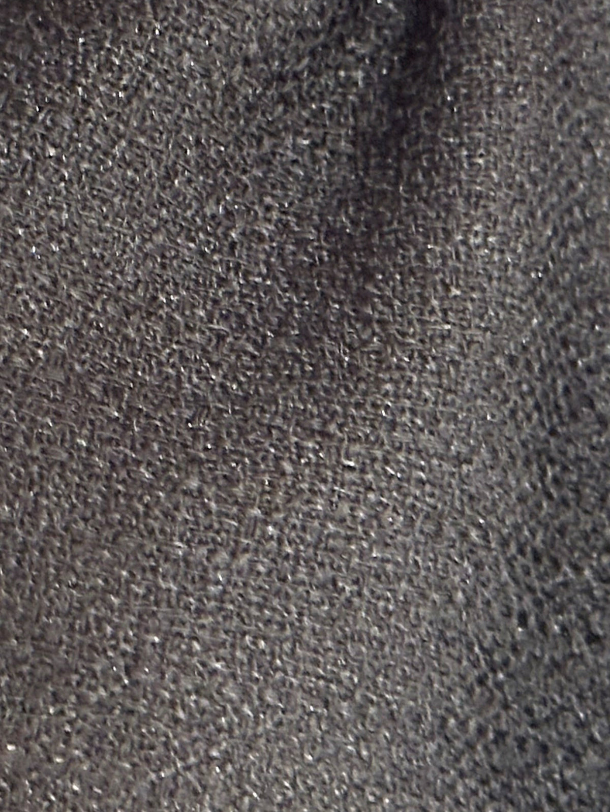 Schwarzer Polyester in Leinenoptik - Coast